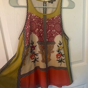 Anthropologie Vineet Bahl Floral Tank